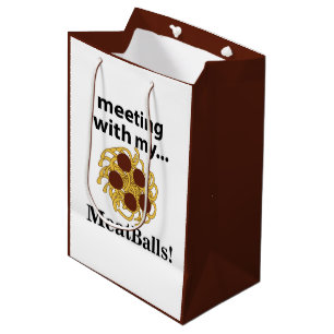 Grappige ontmoeting met mijn gehaktballen medium cadeauzakje