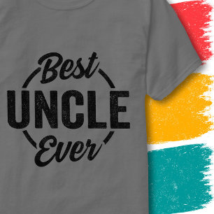 Grappige Oom Retro Vintage Citaat Beste Oom Ooit T-shirt