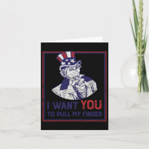 Grappige oom Sam Ik wil dat je mijn vinger 4e J tr Kaart