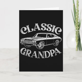 Grappige Opa Clic Auto Grafisch Familie Opa Vader Kaart