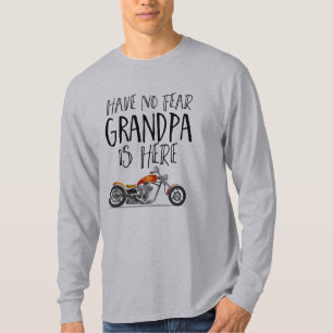 Grappige opa motor fiets t-shirt