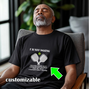 Grappige opa pickleball t-shirt