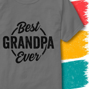 Grappige Opa Retro Vintage Beste Opa Ooit T-shirt