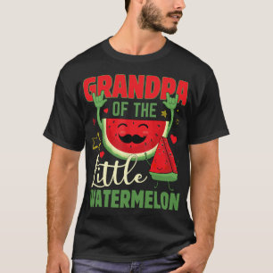 Grappige opa van de kleine watermeloen tropische m t-shirt