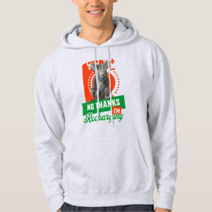Grappige Oplaadbare Koala Introvert Stemming Hoodie
