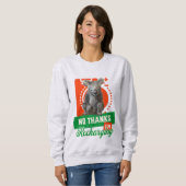 Grappige Oplaadbare Koala Introvert Stemming Trui (Voorkant volledig)