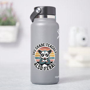 Grappige Opossum Derde Klas Leraar Ook Verwilderd Sticker