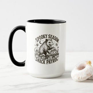 Grappige Opossum Griezelige Seizoen Snack Patrol M Mok