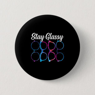 Grappige optometrie-oogjes blijven optisch ronde button 5,7 cm