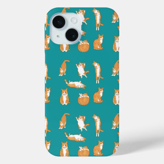 Grappige oranje katten Case-Mate iPhone case (Achterkant)