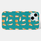 Grappige oranje katten Case-Mate iPhone case (Achterkant (horizontaal))