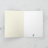 Grappige oude dame die zonneschijn en goede vibes kaart (Binnen)