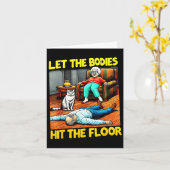 Grappige oude dame sarcastisch citaat laat de lich kaart (Gele Bloem)