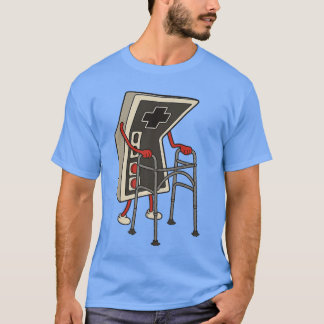 Grappige Oude Gamer Gamen Retro 80s 90s Videogame  T-shirt