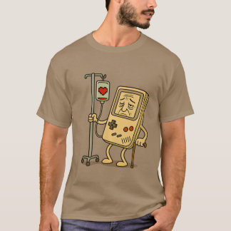 Grappige Oude Gamer Gamen Retro 80s 90s Videospel  T-shirt