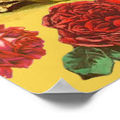 GRAPPIGE OUDE MODE VALENTIJNSE DAG KATTEN,Harten,R Poster (Hoek)