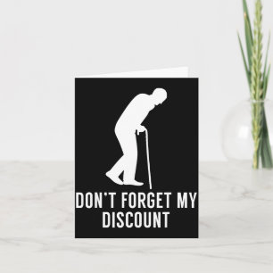 Grappige Oudere Grappenmakerij Cadeau Oudere Burge Kaart