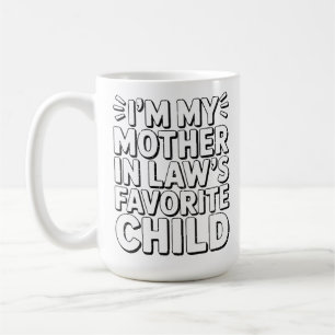 Grappige Ouderschapshumor Favoriete Kind Schoonmoe Koffiemok