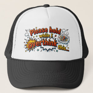 Grappige Overdenker Retro Cartoon Stijl Truckersho Trucker Pet