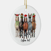 Grappige Paard Kerst Ornamenten (Rechts)