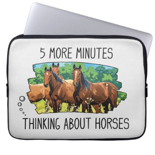 Grappige paarden laptop mouw sleeve