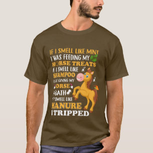 grappige paardenkunst t-shirt