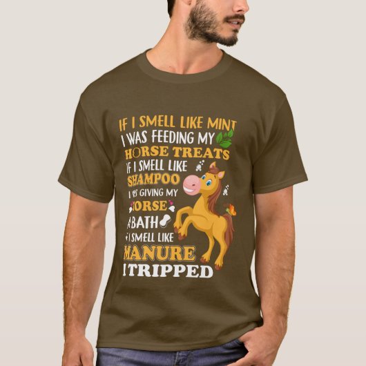 grappige paardenkunst t-shirt (Voorkant)