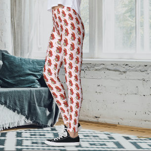 Grappige Paasdrake Roze Fantasie Vakantie Leggings