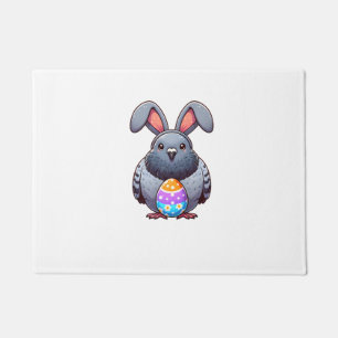 Grappige Paasduif liefhebber Egg Eggs Bunny Rabbit Deurmat