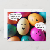 Grappige Paaseieren Post Kaart (Voorkant / Achterkant)