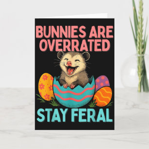 Grappige paashaasjes zijn overschat blijven feral kaart