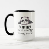 Grappige Panda energiebesparende modus Mok (Links)
