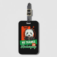 Grappige Panda Introvert Batterij Oplaad Ontwerp