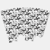 Grappige Panda Popcorn Box Bedankdoosjes (Ongevouwen)