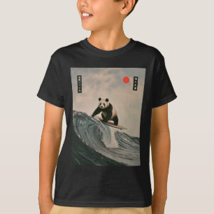 Grappige panda surft zeggende Japanse golf meme hu T-shirt