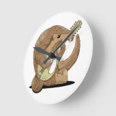 Grappige pangolin ronde klok (Hoek)