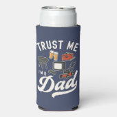 Grappige papa grap cadeau voor Vaderdag Mannen Sar (Seltzer Achterkant)