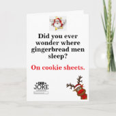 Grappige papa grapt kerst feestdagen kaart (Voorkant)