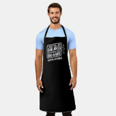 Grappige papa grapt vaders dag cadeau voor papa schort (Gedragen)