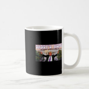 Grappige Papa is thuis Trump 2024 Steun Trump Gif Koffiemok
