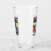 Grappige papa Joke Retro Humor  esthetiek Glas (Links)