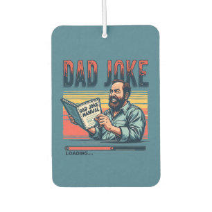 Grappige papa Joke Retro Humor esthetiek Luchtverfrisser