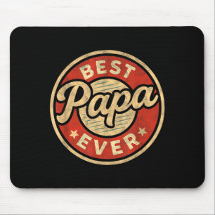 Grappige papa-kunst voor opa van kleinkinderen Vad Muismat