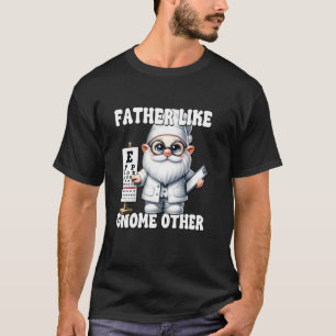Grappige papa-uitspraak voor oogarts Vaderdag kabo T-shirt