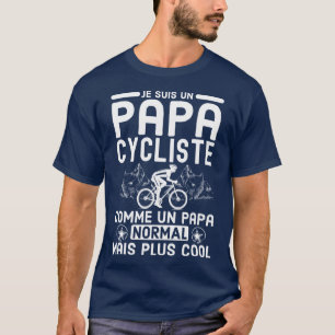 Grappige Papa wielrenner T-shirt