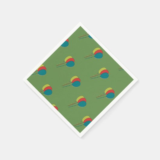 Grappige papieren servetten voor uw feest! (Hoek)