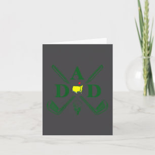 Grappige Par Papa Golf Bijpassende Golf Quote Fees Kaart