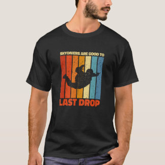 Grappige parachutisten zijn goed tot de laatste dr t-shirt