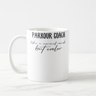 Grappige Parkour Coach Definitie Parkour Coach Koffiemok