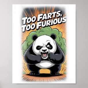 Grappige parodie film op een witte poster